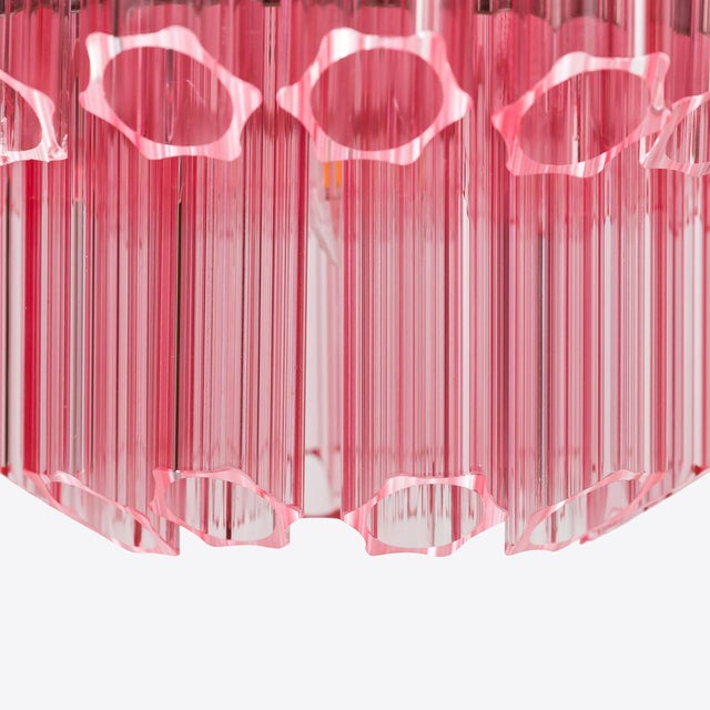 Pink Pink Piccolo Palermo Chandelier from Pure White Lines For Sale - Image 8 of 11