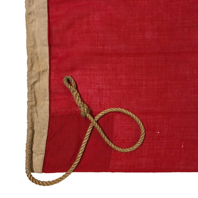 Large Vintage Wool Flag of Canada With Sewn Maple Leaf For Sale - Image 4 of 8