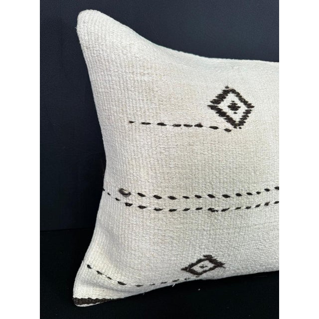 Turkish Hemp Pillow Cushion Natural Beige Brown Cushion Cover 20x20 #30543 Enhance your home decor with our Kilim Pillow...