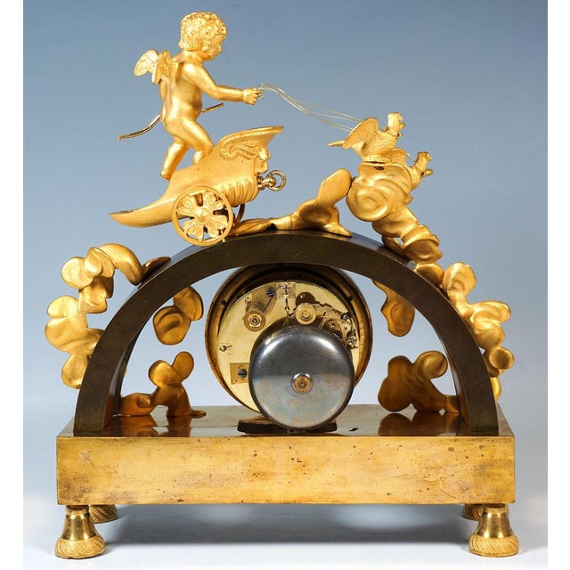 French Museum Ormolu Mantle Clock, Paris, 1820 For Sale - Image 4 of 8