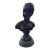 Mid 20th Century Bronze Bust of Woman on Marble Stand For Sale