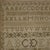 Antique Norfolk Sampler, 1845, by EJ White. The sampler is worked in silk threads on a linen ground, mainly in cross...