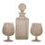 1980s Tiffany & Co Crystal Decanter Set - Sybil Pattern With Rare Sniffers - Set of 3 For Sale