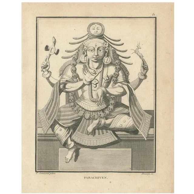 Parachiven, 1806, Engraving on Paper For Sale