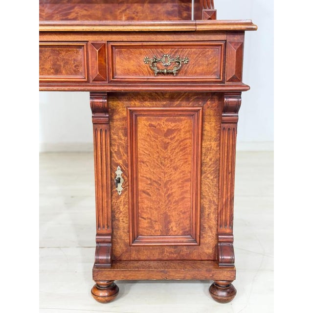Antique Gründerzeit Writing Desk, 1880 For Sale - Image 10 of 18