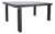 Extendable Dining Table in Black Oak from Contours For Sale
