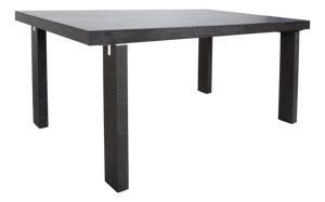 Extendable Dining Table in Black Oak from Contours