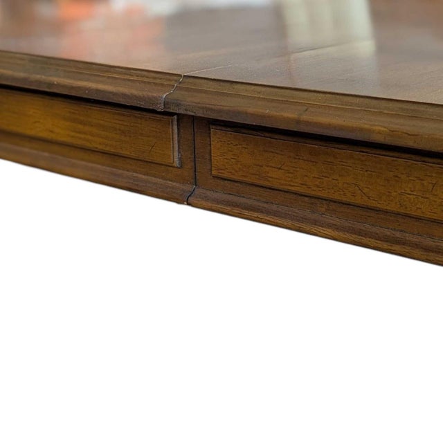 1960s Drexel Esperanto Walnut Extension Dining Table, Mid-Century For Sale - Image 9 of 18