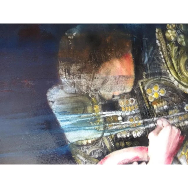 Contemporary Ilze Laizane, Fight, 2022, Oil on Canvas For Sale - Image 3 of 5