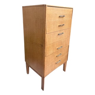 Mid-Century Modern Tallboy in Teak, 1960s For Sale