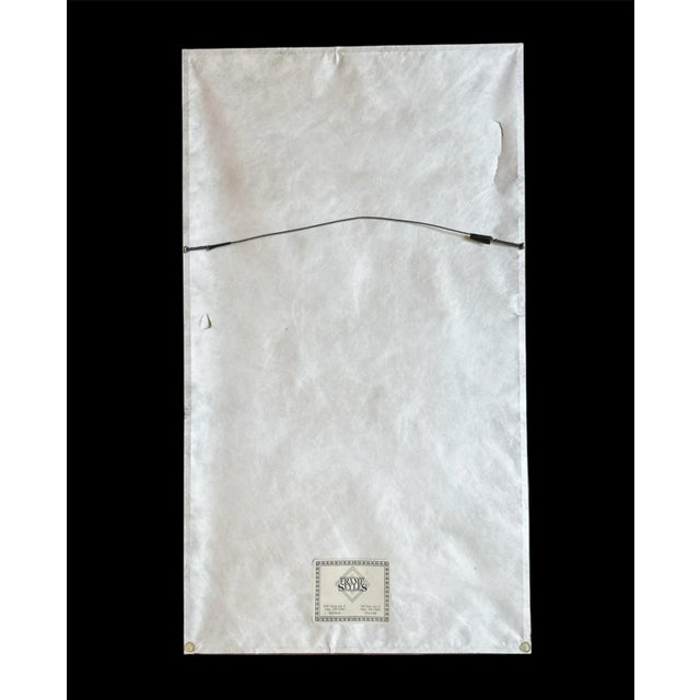 Paper Framed Artwork Horst Janssen Signed Poster Galerie Hamburg 1982 For Sale - Image 7 of 7