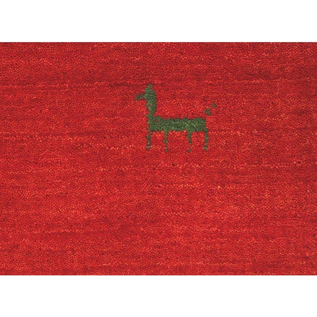 Middle Eastern Rug in Wool For Sale - Image 6 of 10