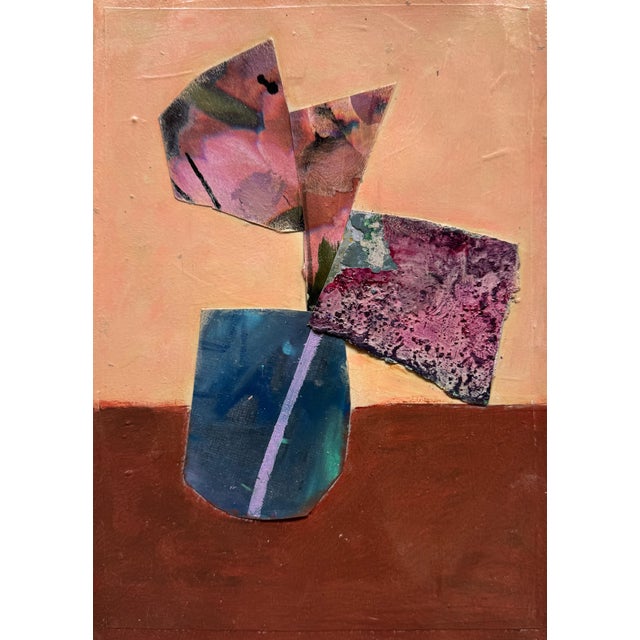 "Free Woman 1" Original Mixed-Media Collage on Paper by Zac Woodiel For Sale - Image 9 of 10