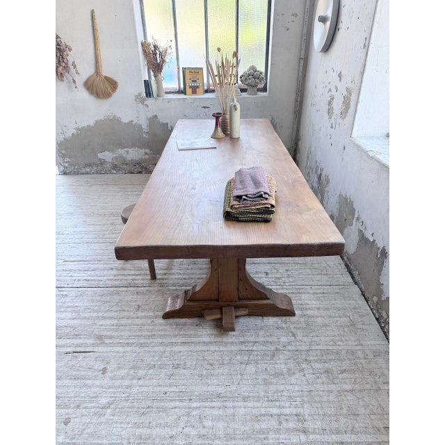 Monastery Table in Oak, 1950s For Sale - Image 14 of 18
