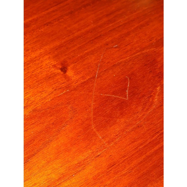 Mahogany George II Irish Chippendale Style Carved Library Table Center Table For Sale - Image 12 of 12