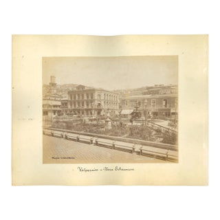 Unknown, Ancient Views of Valparaiso, Vintage Photos, 1880s, Set of 2 For Sale
