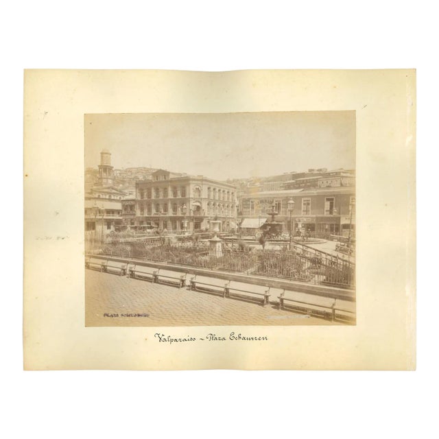Unknown, Ancient Views of Valparaiso, Vintage Photos, 1880s, Set of 2 For Sale