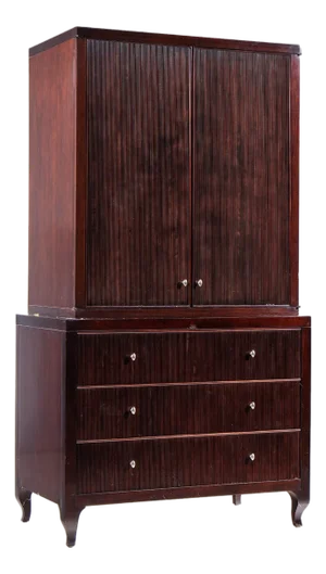Barbara Barry for Baker Furniture Mahogany Armoire