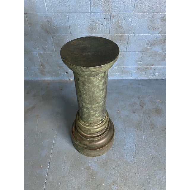 French Metal Pedestal Circa 1940 For Sale - Image 4 of 4