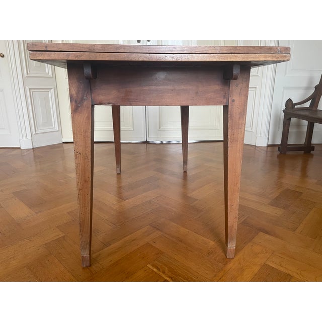 French Extendable Dining Table in Cherrywood For Sale - Image 12 of 18