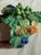 Vintage Majolica-Style Grapevine Wall Pocket For Sale - Image 10 of 16