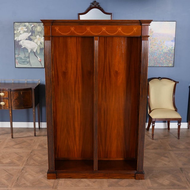 Niagara Furniture Mahogany Bookcase For Sale - Image 6 of 12