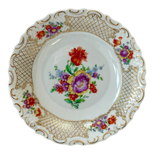 Schumann Bavaria Dresden Floral German Bowl