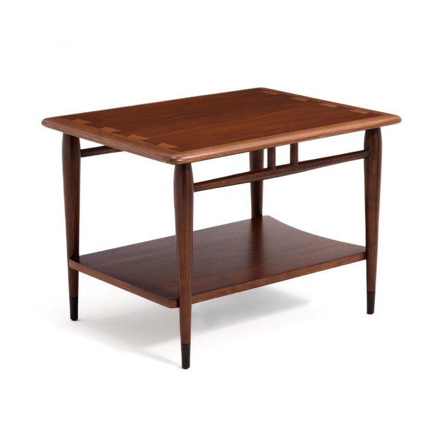 Lane Acclaim Mid Century Side End Table Walnut Ash For Sale In Philadelphia - Image 6 of 13