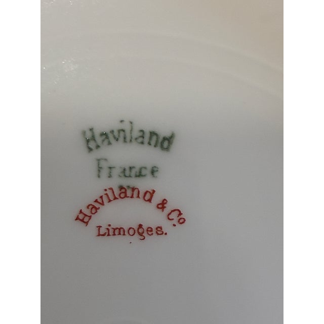 Antique Haviland & Co. Limoges Gold Scalloped Rim Plates, Set of 11, France For Sale - Image 10 of 12