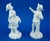 White Porcelain Lady and Dandy from by Real Casa Ferdinandea, Naples, Italy, 18th Century, Set of 2 For Sale - Image 6 of 18