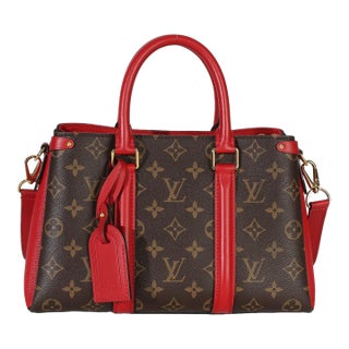 Cherry Monogram Canvas Soufflot BB For Sale