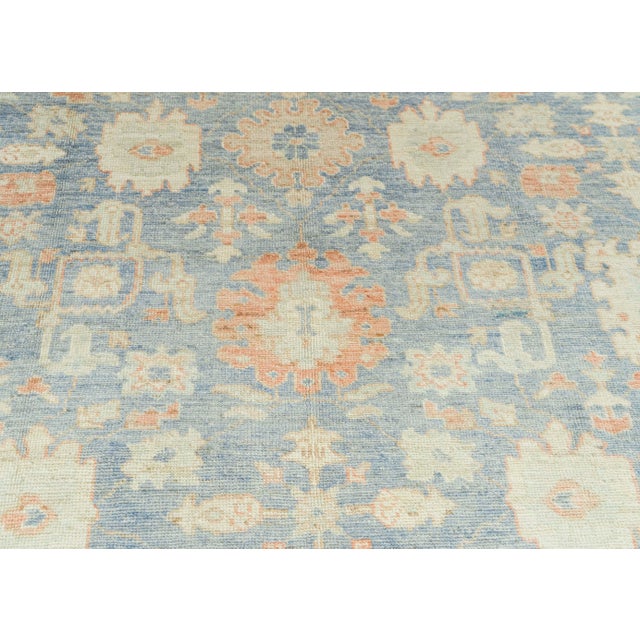 Contemporary Oushak Rug 7'11" x 10'2" For Sale - Image 3 of 4