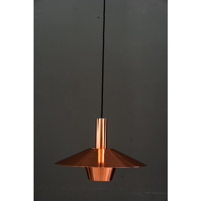 Copper Chandelier, Denmark, 1950s For Sale - Image 16 of 18