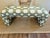 Vintage Waterfall Bench Newly Custom Upholstered For Sale - Image 9 of 9