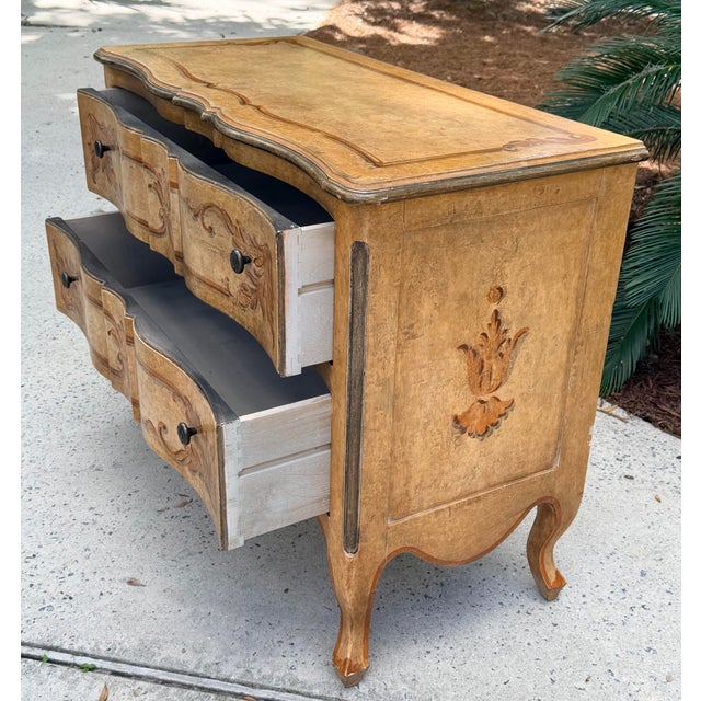 Wood Louis XV French Antique Style 2 Drawer Commode - Hekman Furniture For Sale - Image 7 of 14