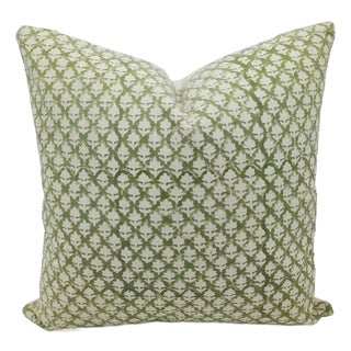 Fabdivine Cotton Cushion Cover With Block Print 14x36 Inch Thick Cotton-Pink City For Sale