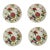 Limoges Small Dessert Plate 6.5 Set of 4 Floral Design Vintage French Collection For Sale