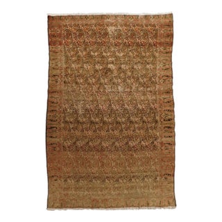 Antique Persian Tan Rug For Sale