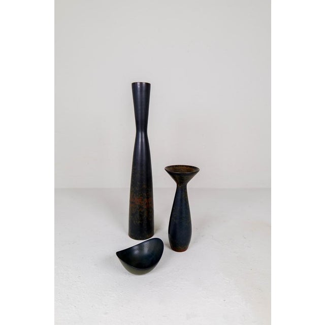 Mid-Century Modern Vases by C. H. Stålhane for Rörstrand, Sweden, 1950s, Set of 3 For Sale - Image 6 of 18