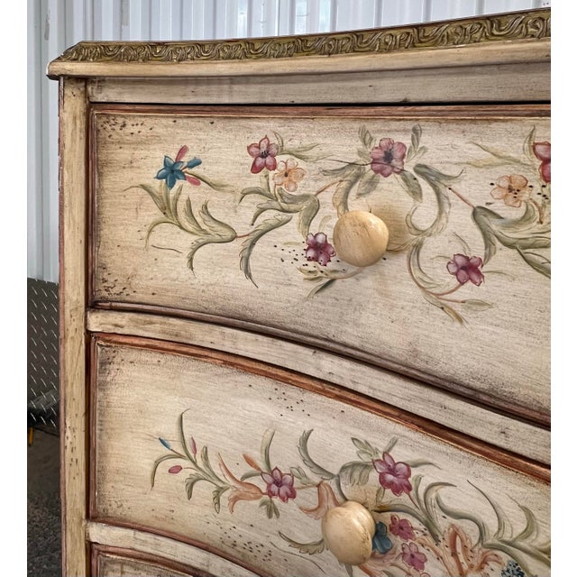 2000 - 2009 Drexel Heritage Venetian Style Four Drawer Commodes - Pair For Sale - Image 5 of 12