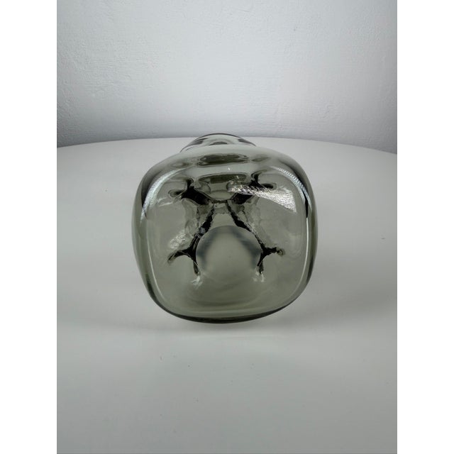 Holmegaard Danish Kluk Kluk Decanter in Smoked Glass from Holmegaard, 1970s For Sale - Image 4 of 6