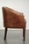 Desk Chair In Cognac-colored Cowhide Leather For Sale - Image 3 of 12