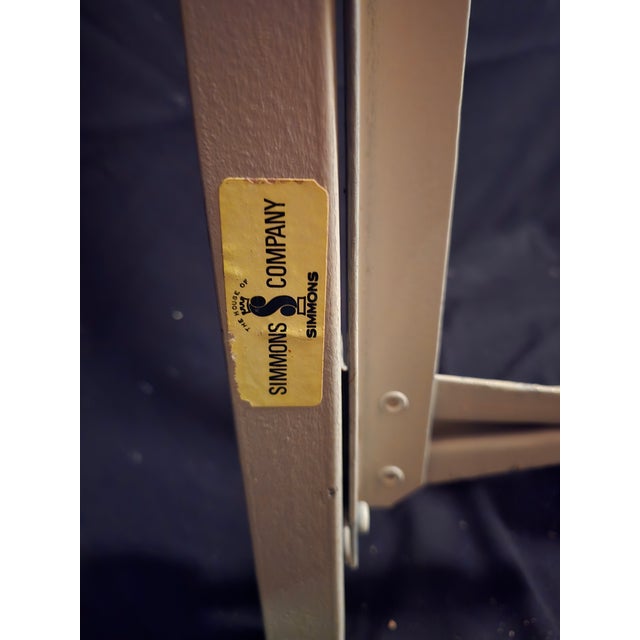 1970s Yellow Faux Bamboo Single Bed Frame For Sale - Image 16 of 17