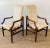 Henredon Vintage 1970s Henredon Mid Century Oak Wood Dining Chairs Set of 8 Campaign Style For Sale - Image 4 of 10