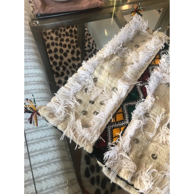 Handmade Moroccan Pillow Cover For Sale - Image 4 of 7