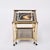 Gold Brass Mirrored Border Nesting Tables with Glass Top from Maison Jansen, 1970s, Set of 2 For Sale - Image 8 of 18