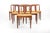 Set of 6 vintage “Juliane” dining chairs designed by Johannes Andersen for Uldum Møbelfabrik, Denmark. These elegant mid-...