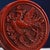 Chinoiserie Round Lacquer Trinket Box, Phoenix Bird Relief Carving, Curio Cabinet Decor For Sale - Image 4 of 9