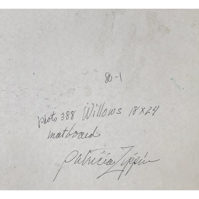 Patricia Zippin "Willows" 1980s Mixed Media Abstract Painting Chairish