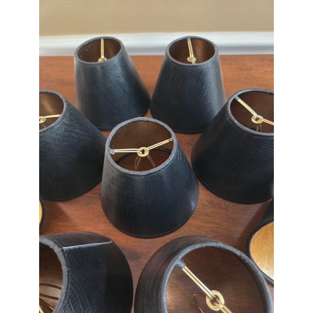 Late 20th Century Chandelier Shades - Set of 9 For Sale - Image 4 of 6